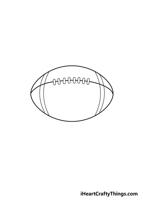 Football Drawing - How To Draw A Football Step By Step