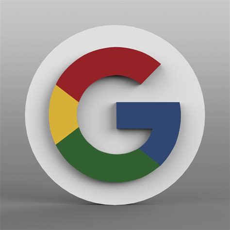 3D model Google Logo VR / AR / low-poly | CGTrader