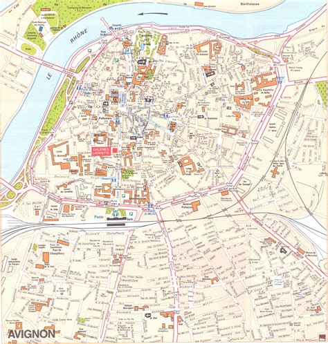 Large Avignon Maps for Free Download and Print | High-Resolution and ...