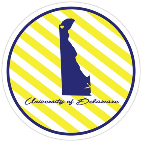 "University of Delaware" Stickers by ylimenna | Redbubble