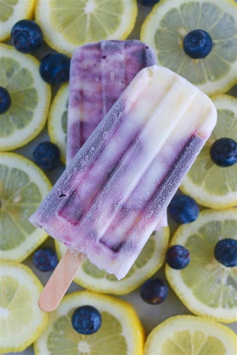 Blueberry Lemon Popsicle - Gemma’s Bigger Bolder Baking