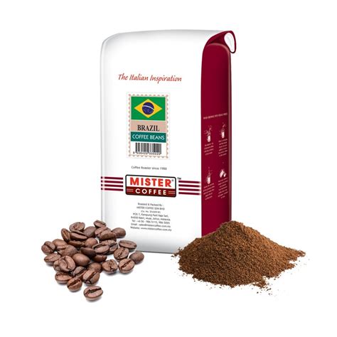 Brazil Coffee Bean and Ground Coffee (500g) | Buy Now at Mister Coffee