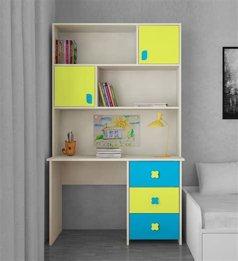 Buy Flora Kids Study Table in Azure Blue Colour at 26% OFF by Adona ...