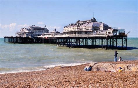 A Look at the West Pier in Brighton East Sussex England in the 1980's ...