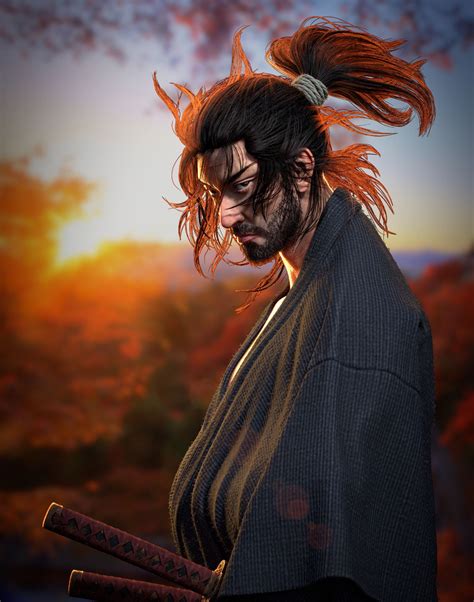 Miyamoto Musashi, Dson Rawlin on ArtStation at https://www.artstation ...