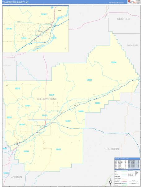 Maps of Yellowstone County Montana - marketmaps.com