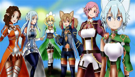 Sword Art Online - alfheim online girls by ayeletv on DeviantArt