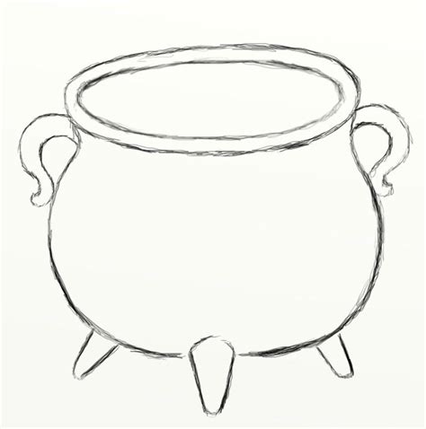 How to Draw a Cauldron - FeltMagnet