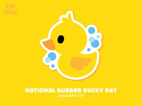 National Rubber Ducky Day - January 13 by Curt R. Jensen on Dribbble