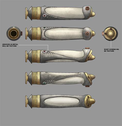 Darth Sidious' Lightsaber Handle | The Lawless Concept Art Gallery