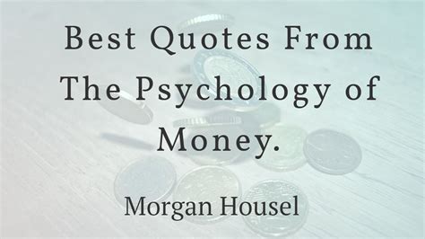 a pile of coins with the words best quotes from the psychology of money ...