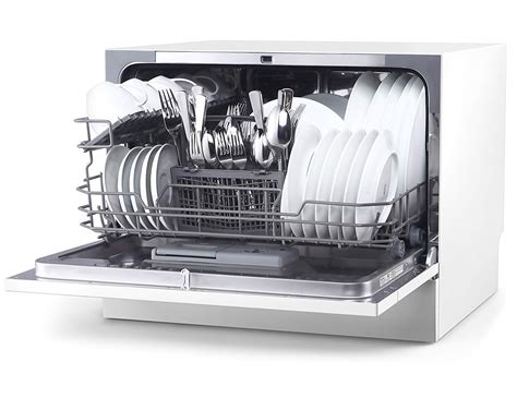 This countertop dishwasher is a space saving way to clean up after dinner