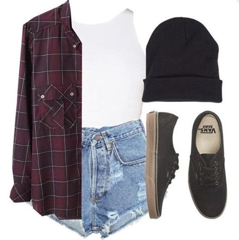 17 Best images about Black Vans Outfit on Pinterest | Red skater skirt ...