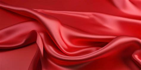 Red silk fabric with soft wave 24493561 Stock Photo at Vecteezy