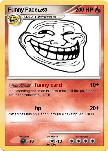 Pokémon Funny Face 1 1 - funny card - My Pokemon Card