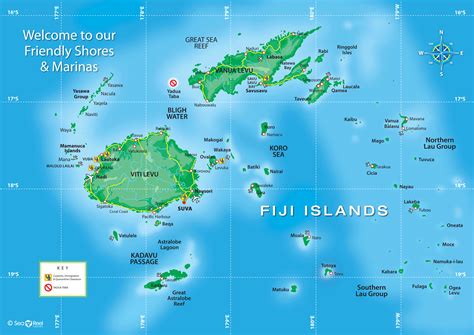 Fiji Map - ToursMaps.com