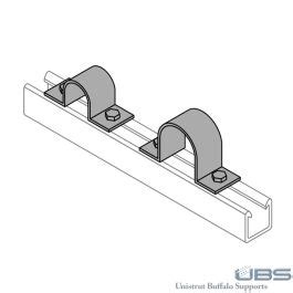 2 Hole Straps for Conduits and Pipes | Fiberglass | Unistrut Store