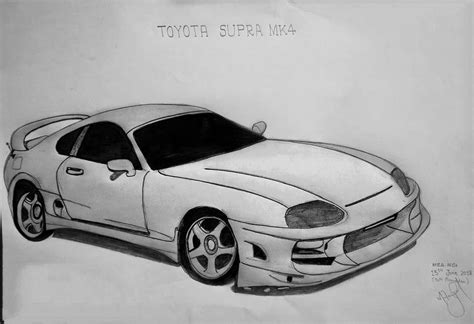 Toyota Supra Mk4 Dibujo