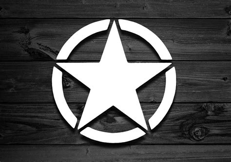 Military Star Vinyl Decal Car Decal Military Decal Army | Etsy in 2022 ...