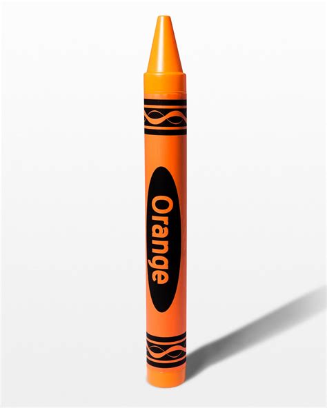 OS002 Oversized 52" Orange Crayon Prop Rental | ACME Brooklyn