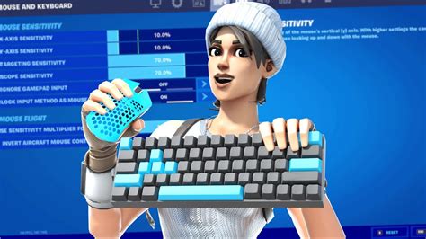 THE *BEST* Keyboard + Mouse Settings + DPI + Sensitivity (PC FORTNITE ...