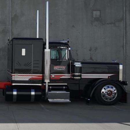 5" Peterbilt 359 379 389 Glider OG Old School Exhaust Kit by Dynaflex ...