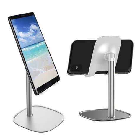 2 in 1 Cell Phone & Tablet Desktop Stand, Adjustable Phone Stand ...