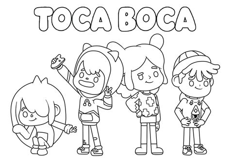 Toca Boca Printable