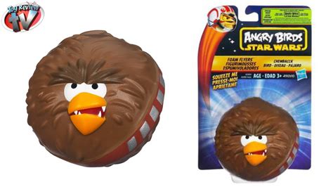 Angry Birds Star Wars Foam Flyers Chewbacca Bird Toy Review, Hasbro ...