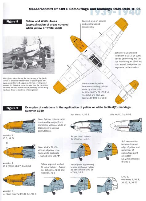 Asisbiz Art Messerschmitt Bf 109E tactical marking 1940-scheme ...