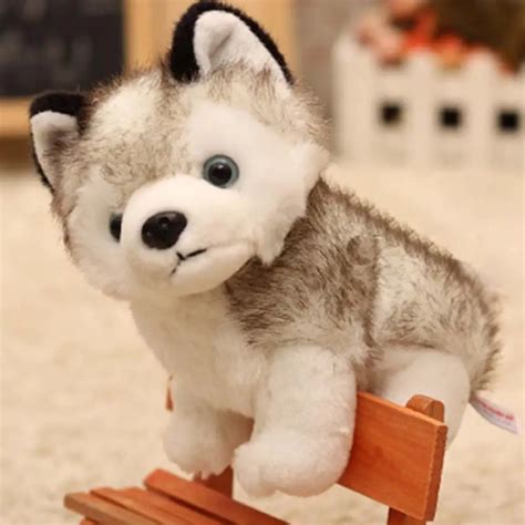 pudcoco Cute Lovely Plush Doll Soft Toy Husky Dog Baby Kids Cute ...