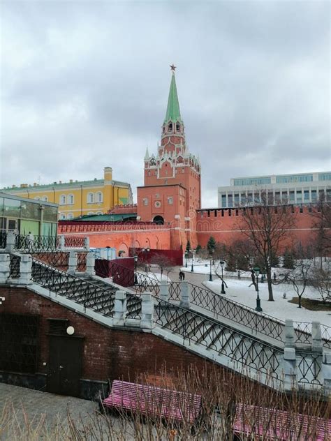 View of One of the Kremlin Towers Stock Image - Image of kremlin ...