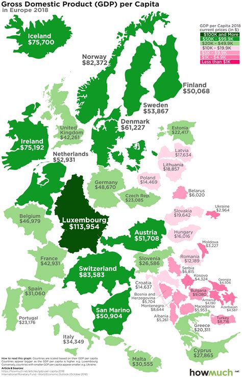 Map Of GDP Per Capita