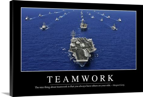 Teamwork: Inspirational Quote and Motivational Poster Wall Art, Canvas ...