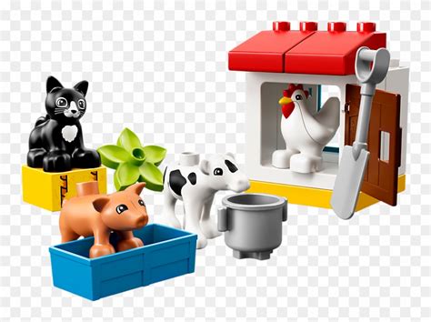 Farm Animals - Lego Duplo Farm Animals 10870 Clipart (#6021567) - PikPng