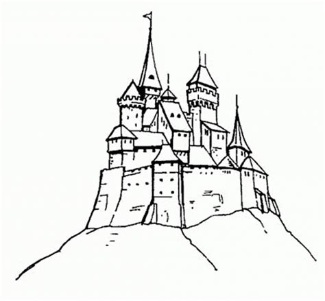 Disney Castle Drawing at GetDrawings | Free download