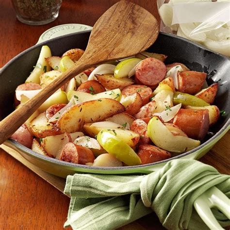 Sausage Skillet Dinner Recipe | Taste of Home