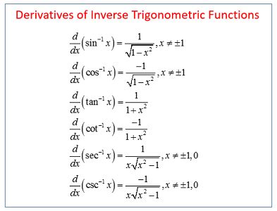 Integrals of Inverse Trigonometric Functions | Study.com