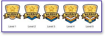 Club Penguin Member Badges | The different badges you can ge… | Flickr