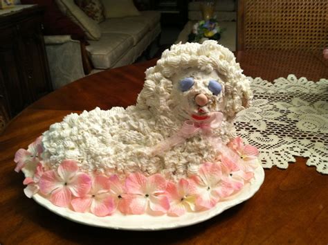 Lamb cake using a Wilton Mold