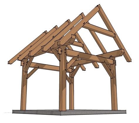 12x12 Timber Frame Plan - Timber Frame HQ