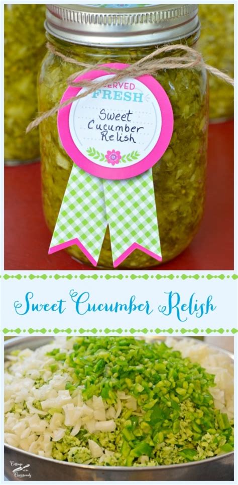 Sweet Cucumber Relish