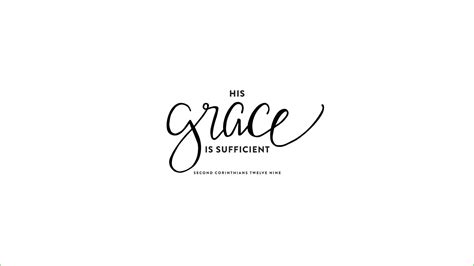 His Grace Is Sufficient HD Bible Verse Wallpapers | HD Wallpapers | ID ...