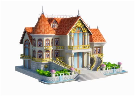 3D cartoon house | 1143091 | TurboSquid