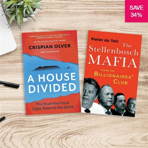 34% off on A House Divided & Stellenbosch Mafia Book Bundle