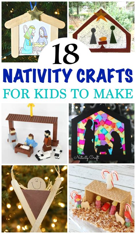 Nativity Crafts for Kids to make and learn about the meaning of Christmas