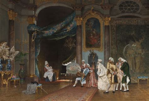 Rococo-inspired scenes in costume were a genre that appealed to the ...