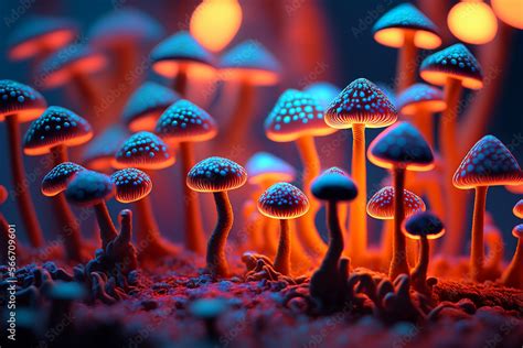 Mushroom Wallpaper ,Fantasy Wallpaper, 4K, Mushroom Light, Fantasy ...