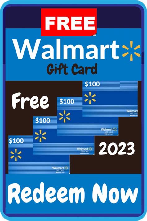 Get a Free Walmart Gift Card