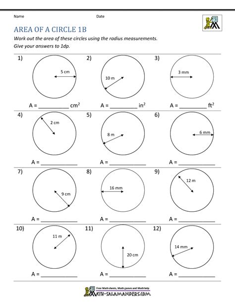 Area of a Circle